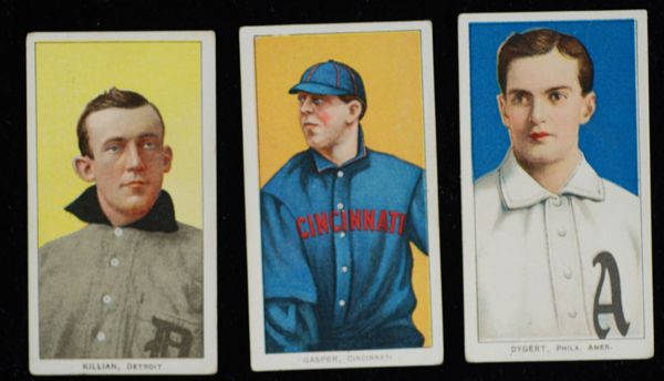 1909-11 T206 lot of 10 with Fred Clarke 