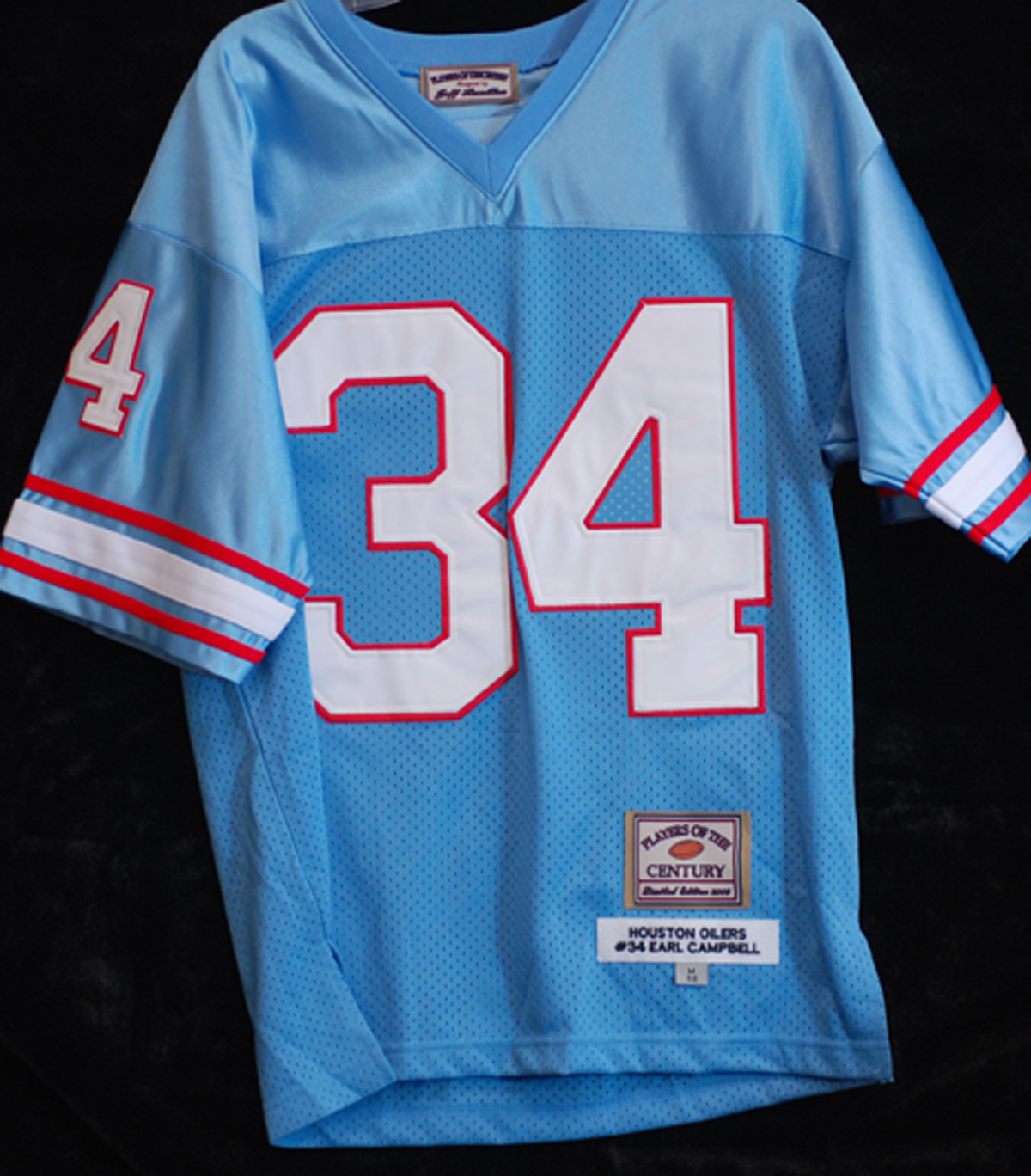 Lot Detail - Earl Campbell Signed Oilers Jersey Inscribed 