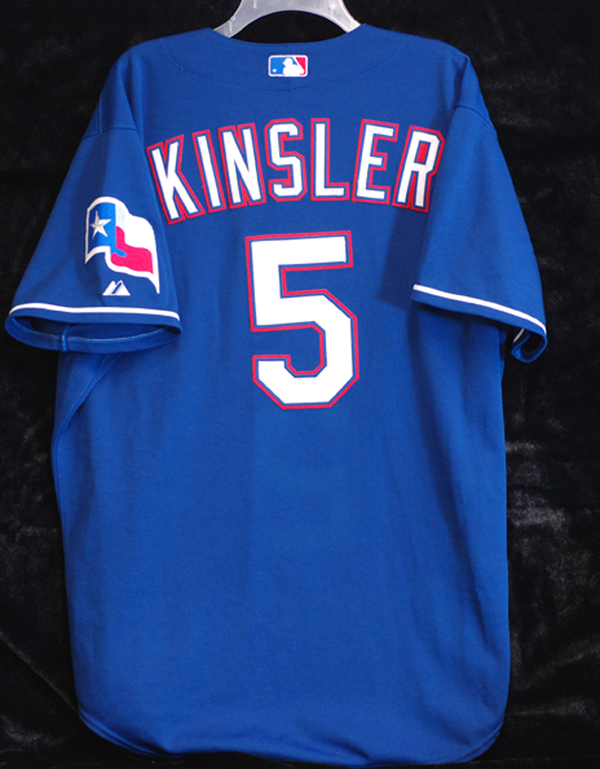 Lot Detail - 2006 Ian Kinsler Rookie Game-Worn Rangers Alternate Jersey ( Rangers LOA)