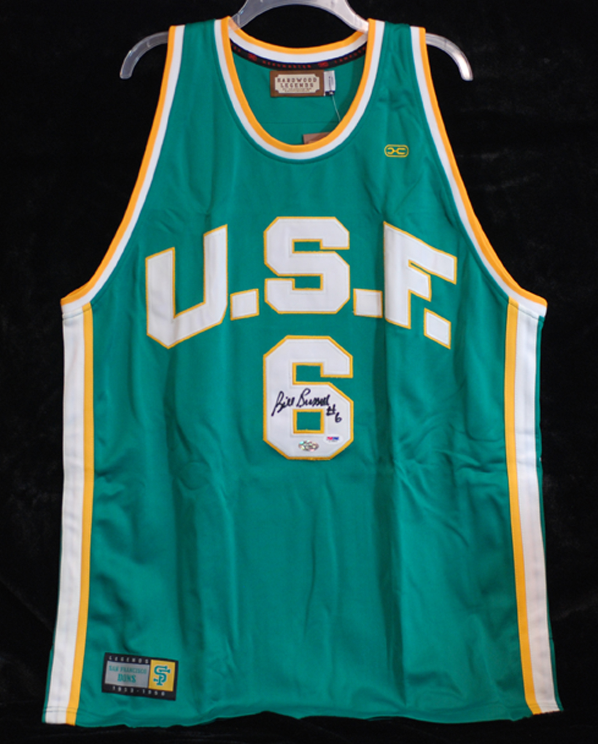 Bill Russell Signed Jersey (PSA COA)