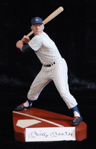 Mickey Mantle Signed Salvino Figurine 