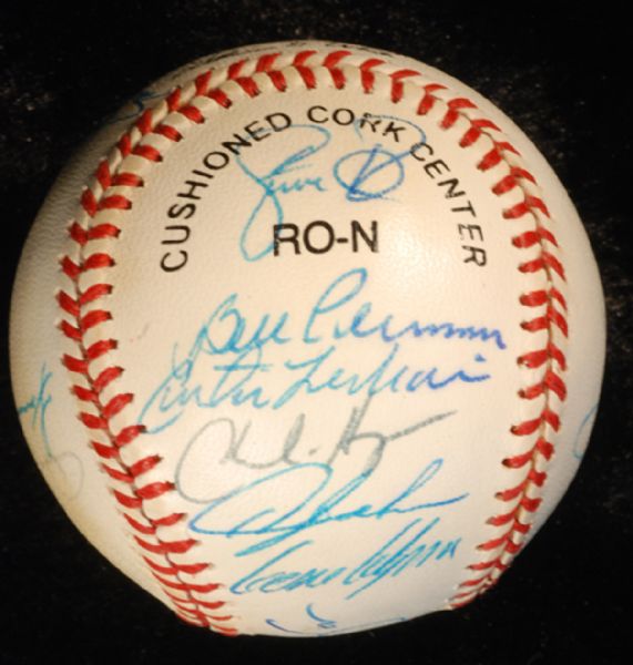 1994 Colorado Rockies Team-Signed Baseball (29 Signatures) with Baylor, Girardi (PSA/DNA)