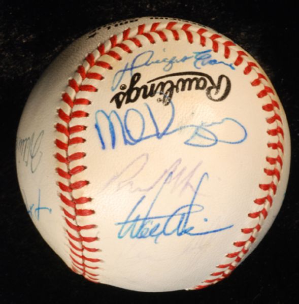 1994 Colorado Rockies Team-Signed Baseball (29 Signatures) with Baylor, Girardi (PSA/DNA)