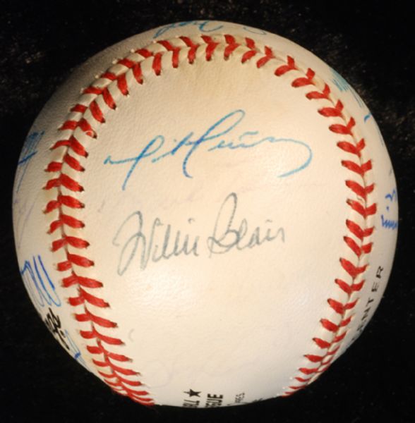 1994 Colorado Rockies Team-Signed Baseball (29 Signatures) with Baylor, Girardi (PSA/DNA)