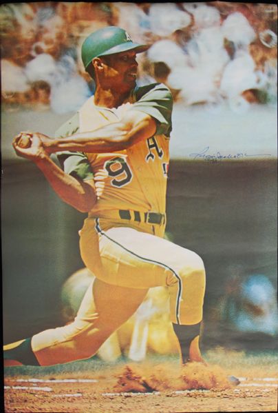 Reggie Jackson Signed 1969 Sports Illustrated Poster