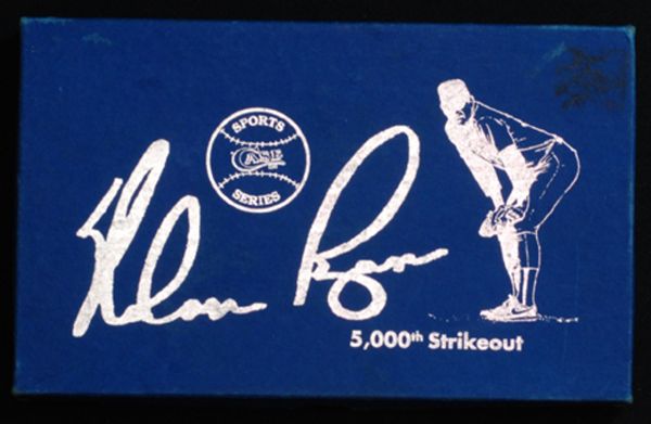 Nolan Ryan 5000 Strikeouts Case Pocket Knife in Box