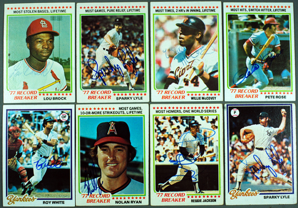 Lot Detail - 1978 Topps Baseball Complete Signed Set