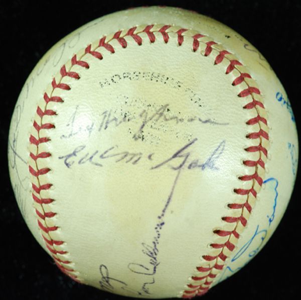 1991 .406 & 56-Game Hit Streak 50th Annivesary Signed Baseball (15 Signatures) (PSA/DNA)