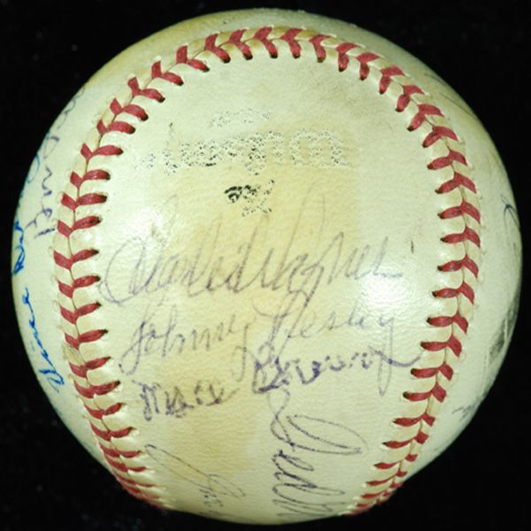 1991 .406 & 56-Game Hit Streak 50th Annivesary Signed Baseball (15 Signatures) (PSA/DNA)