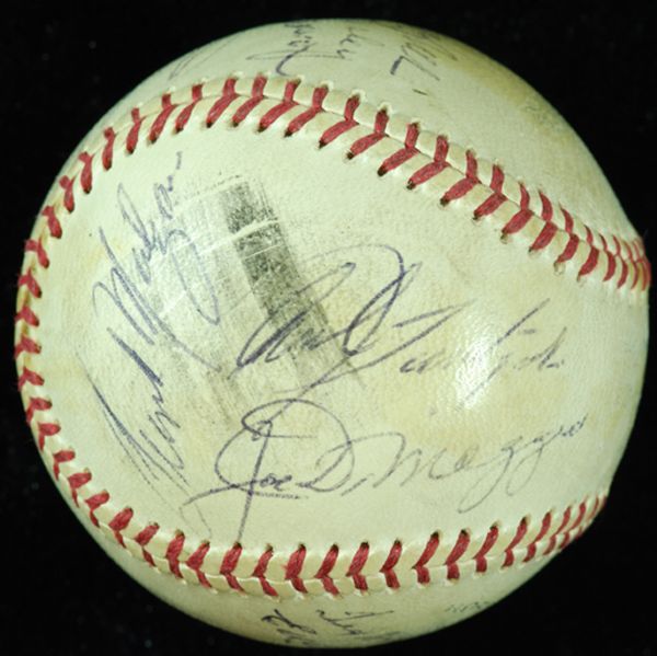 1991 .406 & 56-Game Hit Streak 50th Annivesary Signed Baseball (15 Signatures) (PSA/DNA)