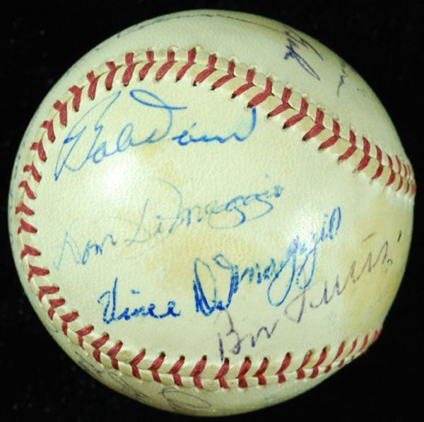 1991 .406 & 56-Game Hit Streak 50th Annivesary Signed Baseball (15 Signatures) (PSA/DNA)