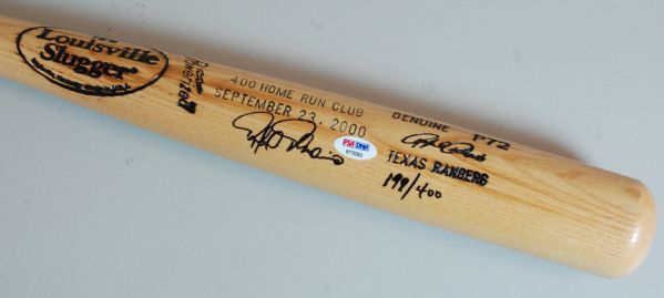 Rafael Palmeiro Signed Louisville Slugger Bat (PSA/DNA)