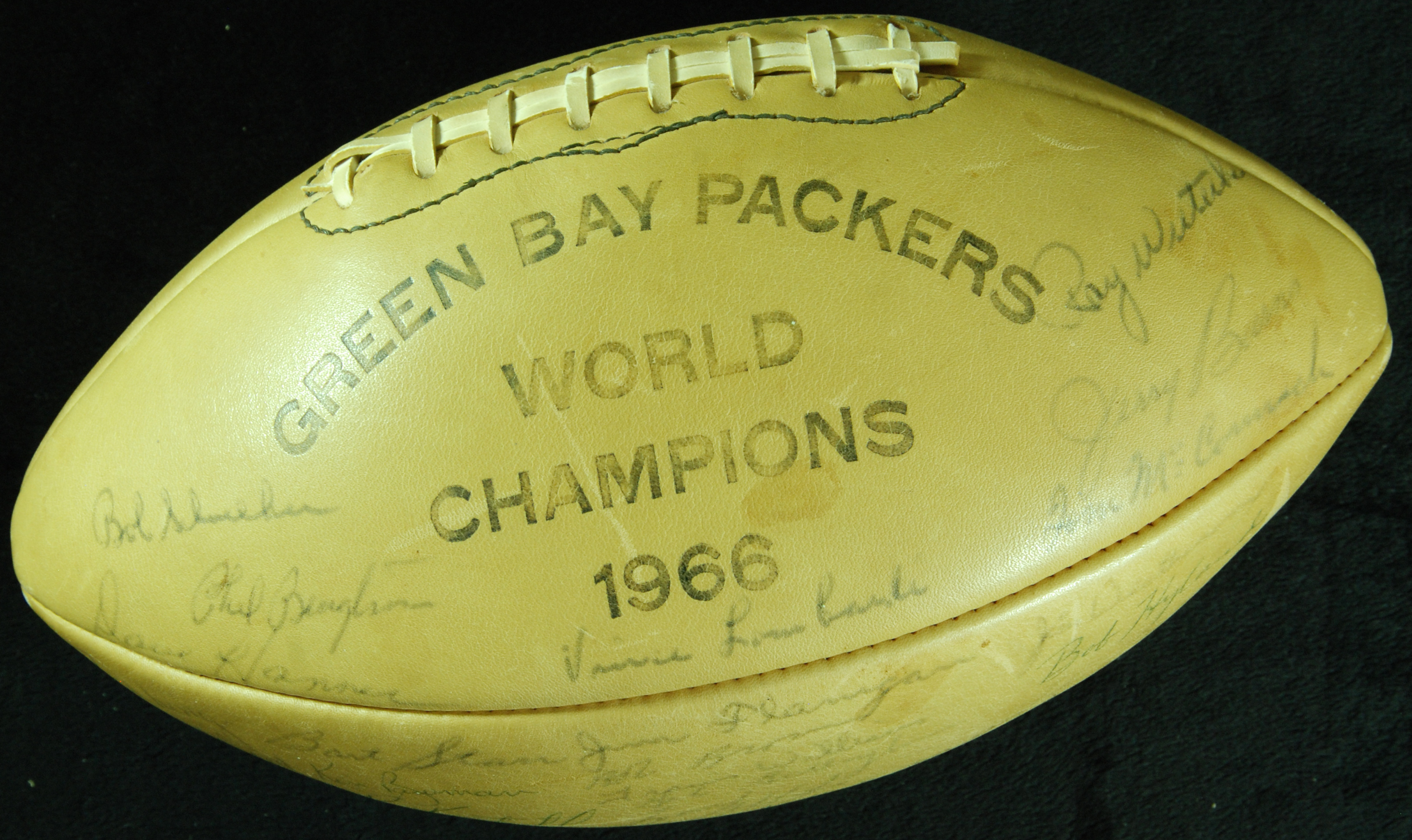 Bart Starr & 1966 Super Bowl I Packers Team Signed Official NFL