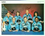 Space Shuttle Challenger Crew-Signed NASA 8x10 Photo (PSA/DNA)