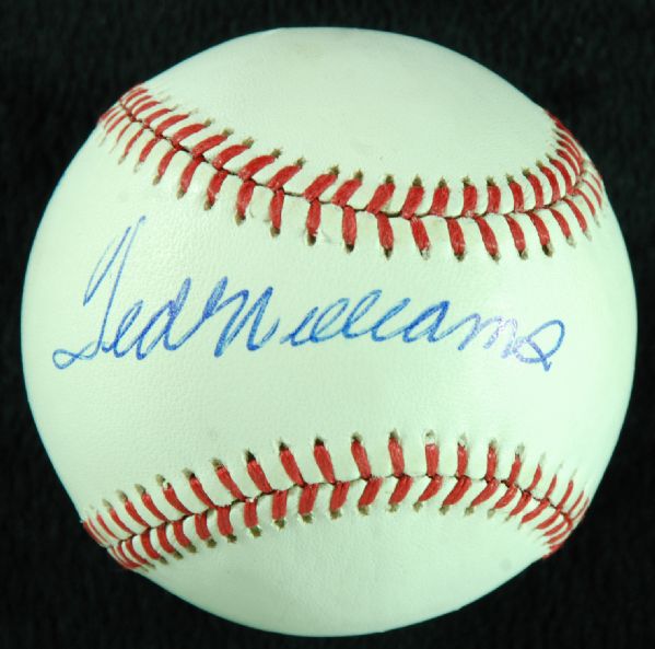 Ted Williams Single-Signed OAL Baseball