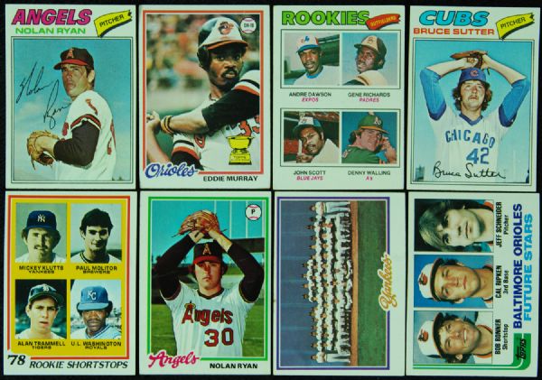 1977-83 Topps Baseball Complete Set Run (7)