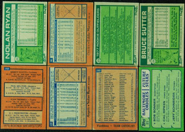 1977-83 Topps Baseball Complete Set Run (7)