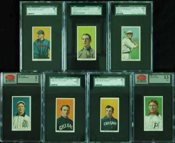 1909-11 T206 Graded Group of 7 