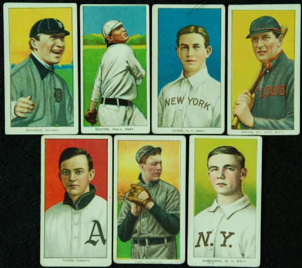 T206 White Border Lot of Mostly HOFers and Stars (7)