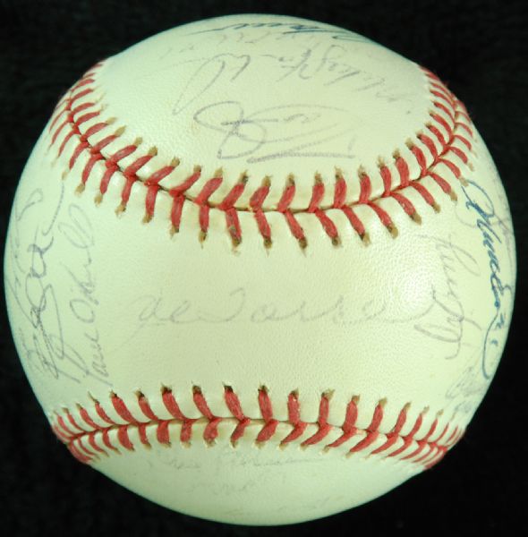 1999 New York Yankees World Champs Team-Signed Baseball (34 Signatures)