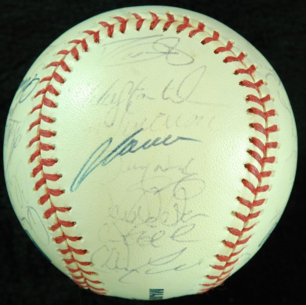 1999 New York Yankees World Champs Team-Signed Baseball (34 Signatures)