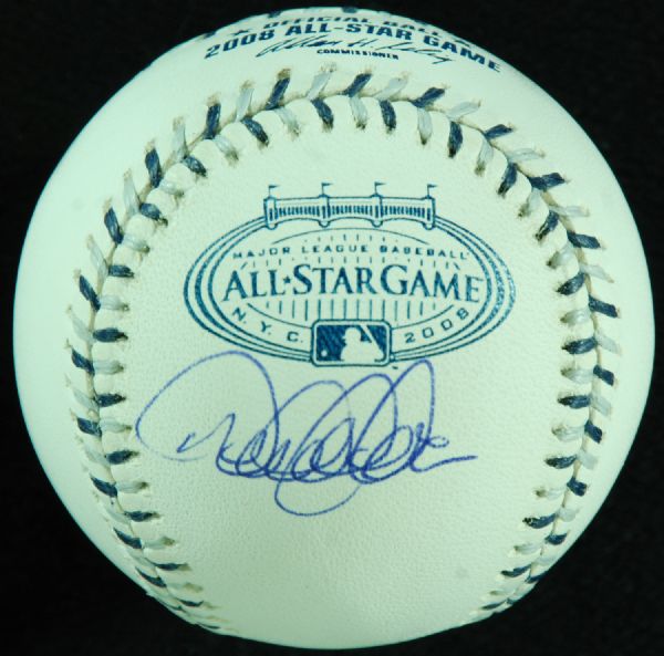 Derek Jeter Single-Signed 2008 All-Star Game Baseball (Steiner)