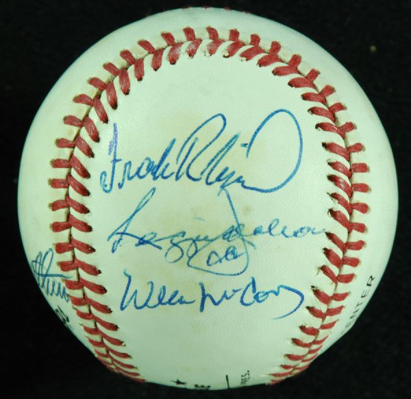 500 Home Run Club Multi-Signed Baseball (4 Signatures) (PSA/DNA)