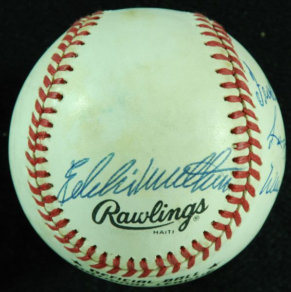 500 Home Run Club Multi-Signed Baseball (4 Signatures) (PSA/DNA)