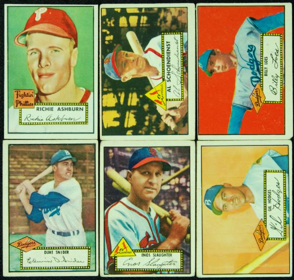 1952 Topps Baseball Low-Number Near-Set (309) 