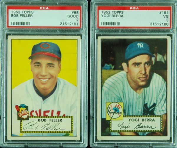 1952 Topps Baseball Low-Number Near-Set (309) 