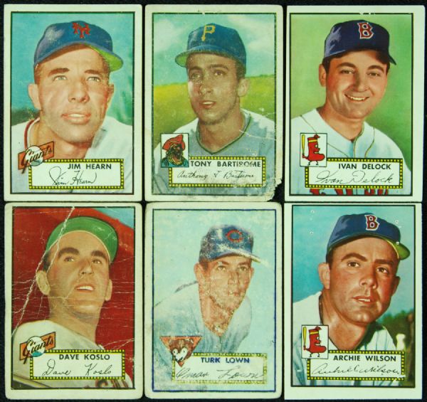 1952 Topps High-Number Partial Set (21)