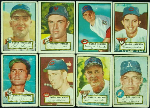 1952 Topps High-Number Partial Set (21)