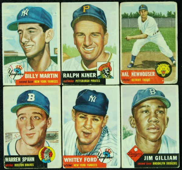 1953 Topps Baseball Complete Set (274)