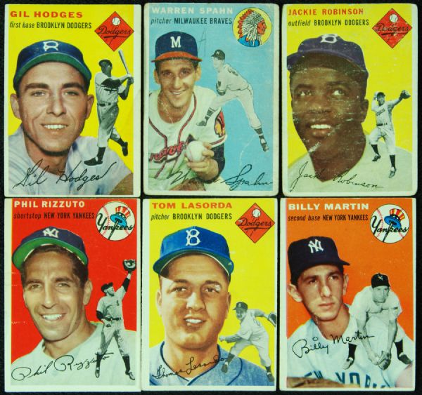 1954 Topps Baseball Complete Set (250)