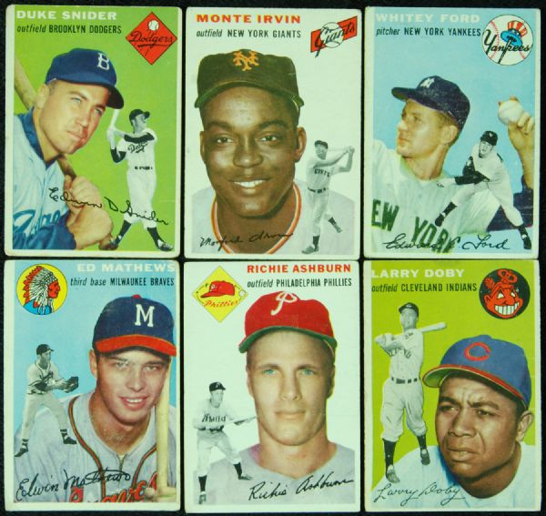 1954 Topps Baseball Complete Set (250)