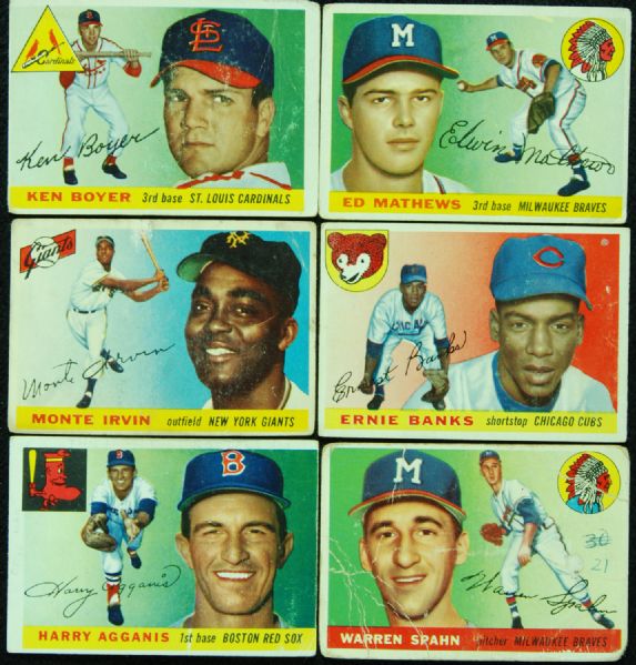 1955 Topps Baseball Complete Set (206)