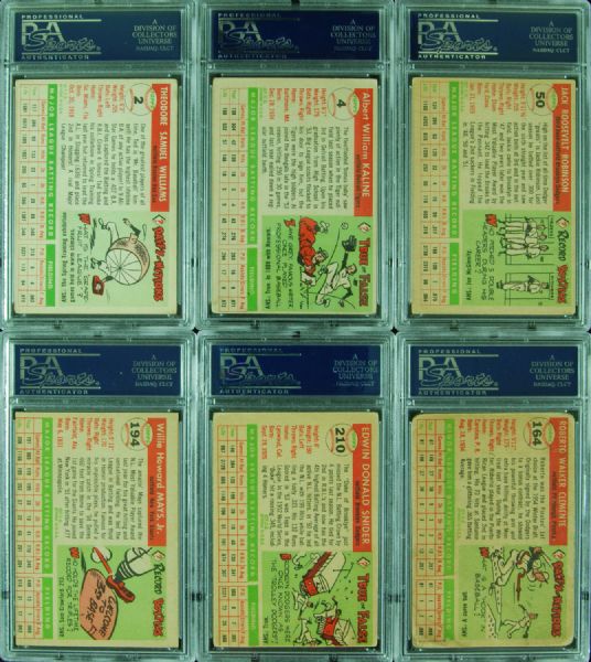 1955 Topps Baseball Complete Set (206)