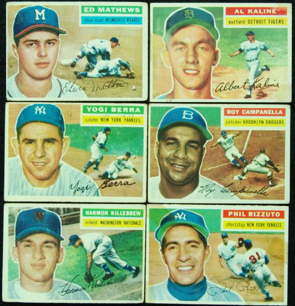 1956 Topps Baseball Complete Set (340)