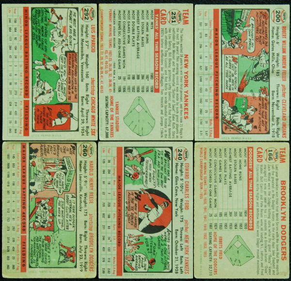 1956 Topps Baseball Complete Set (340)