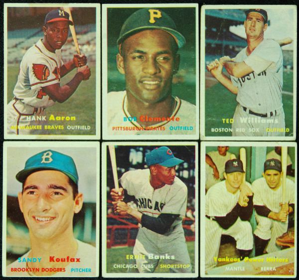 1957 Topps Baseball Complete Set (408)