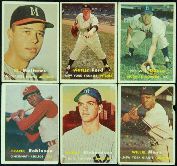 1957 Topps Baseball Complete Set (408)