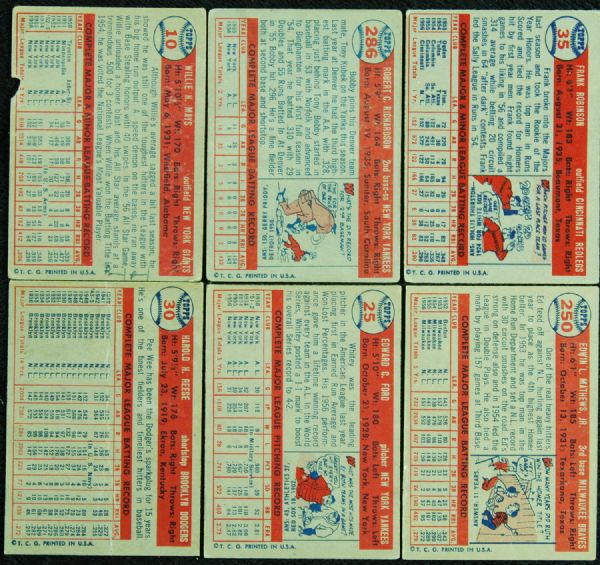 1957 Topps Baseball Complete Set (408)