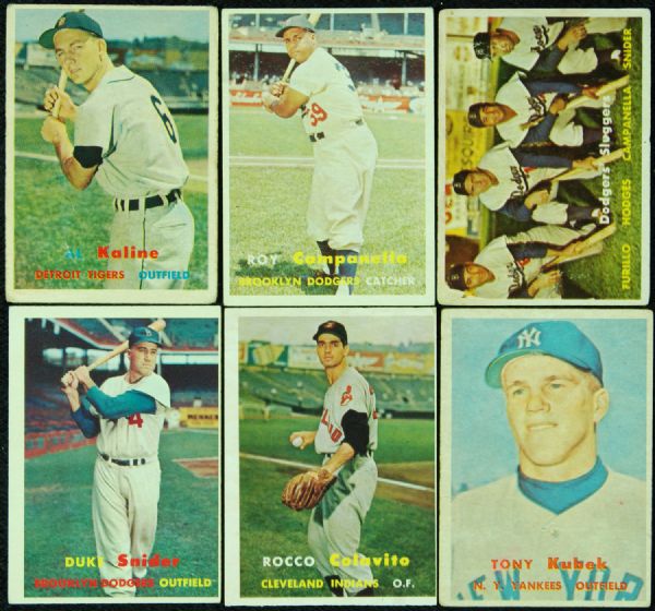 1957 Topps Baseball Complete Set (408)