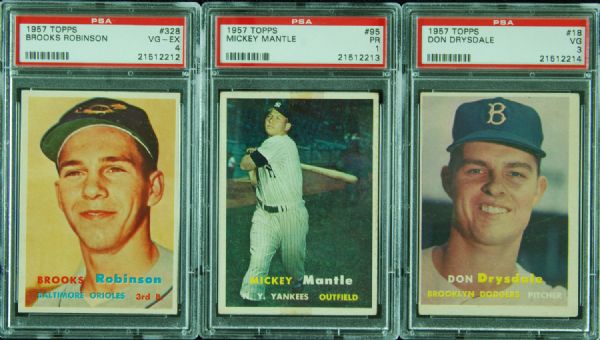 1957 Topps Baseball Complete Set (408)