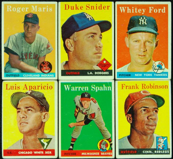 1958 Topps Baseball Complete Set (494)