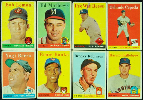 1958 Topps Baseball Complete Set (494)