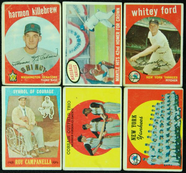 1959 Topps Baseball Complete Set (572)