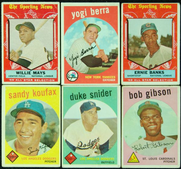 1959 Topps Baseball Complete Set (572)