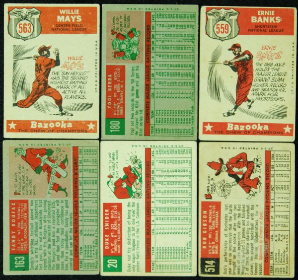 1959 Topps Baseball Complete Set (572)