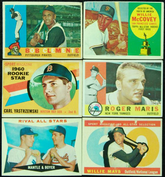 1960 Topps Baseball Complete Set (574)